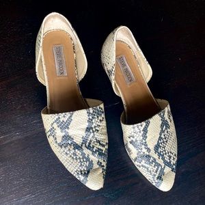 Snake Print Flats by Steve Madden